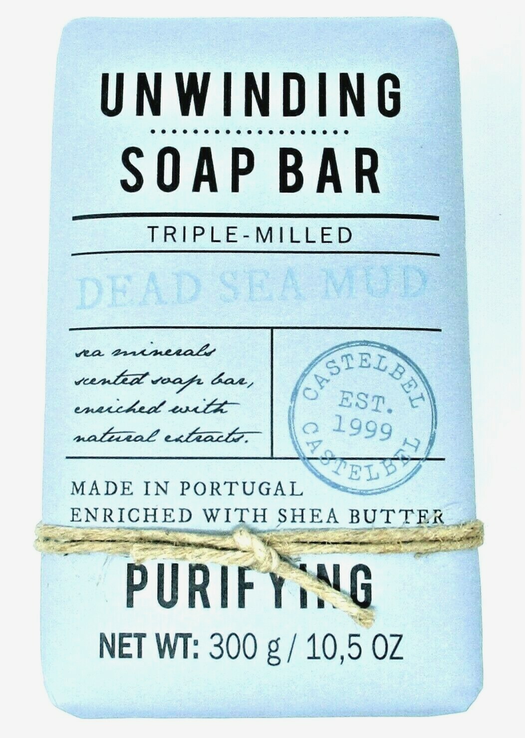 Castelbel Luxury Bath Bar Soap With Dead Sea Mud & Minerals 10.5oz shea butter