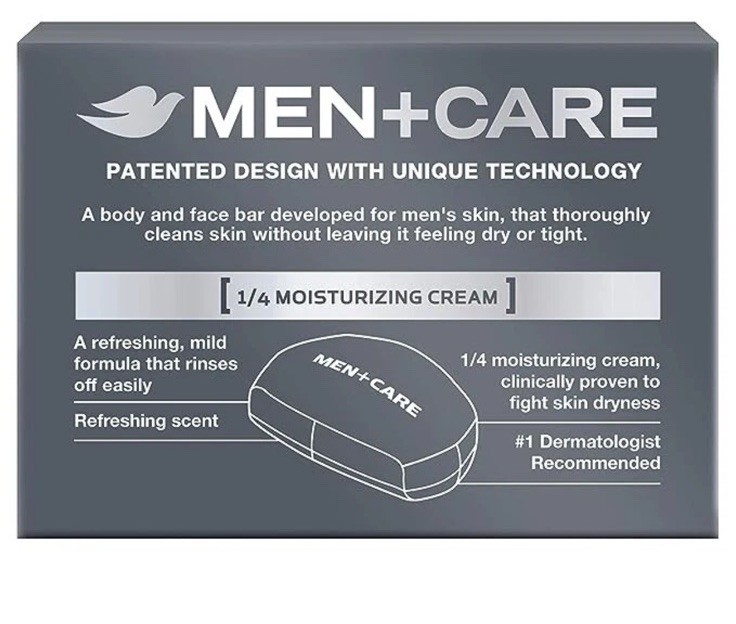 Dove Men+Care Clean Comfort Body+Face Bar, 12 X 4Ounce, 12 Count