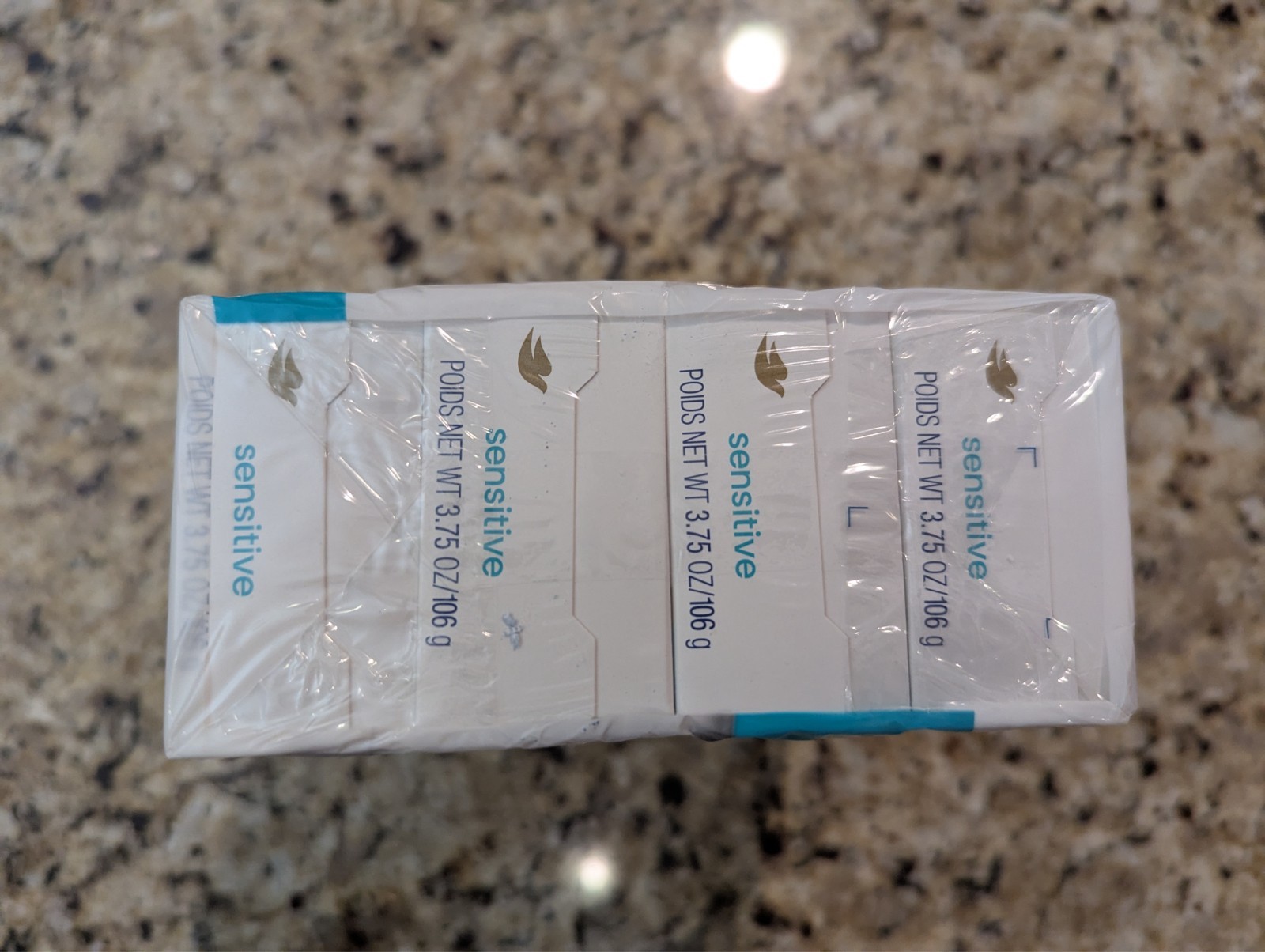 Dove 8 Pack Sensitive Skin Moisturizing Fragrance-Free Beauty Bar Soap 3.75oz ea