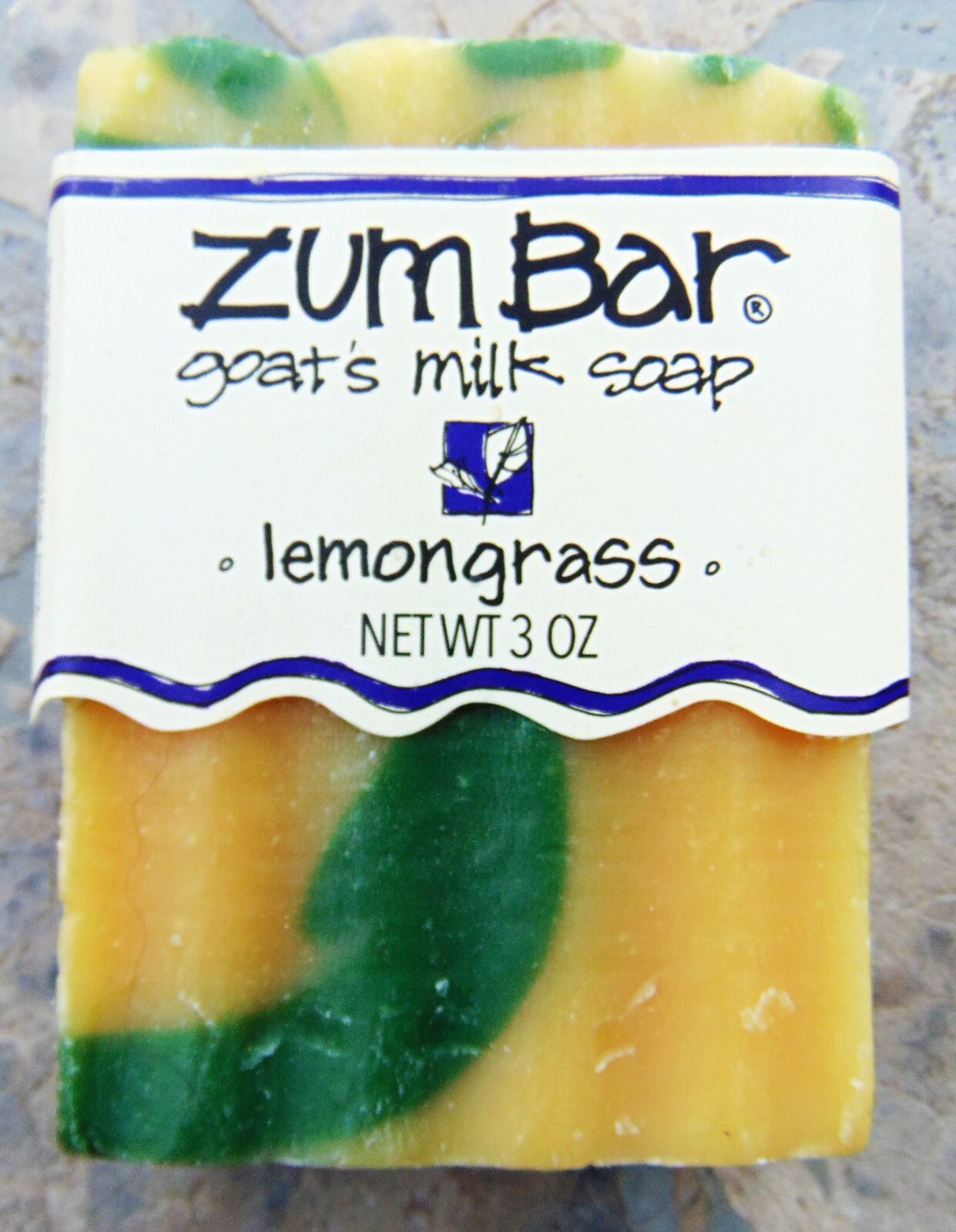 ZUM BAR GOAT’S MILK SOAP ~ LEMONGRASS ~ 3 OZ. ~ MADE IN THE USA~ BRAND NEW