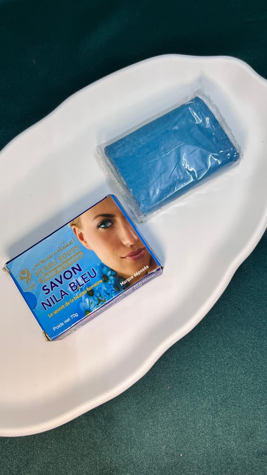 2 Pcs x Moroccan Indigo Blue Nila Soap By MLT Cosmetics