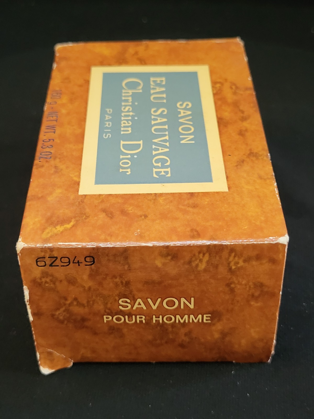 CHRISTIAN DIOR EAU SAUVAGE 160G SOAP VINTAGE IN BOX. RARE