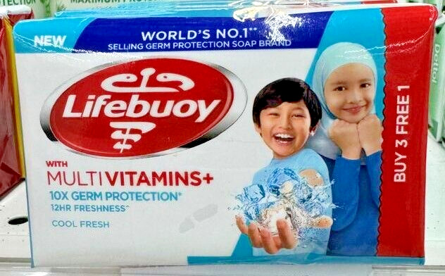 New Lifebuoy Cool Fresh 12HR Freshness Soap 100g Buy 3 Free 1