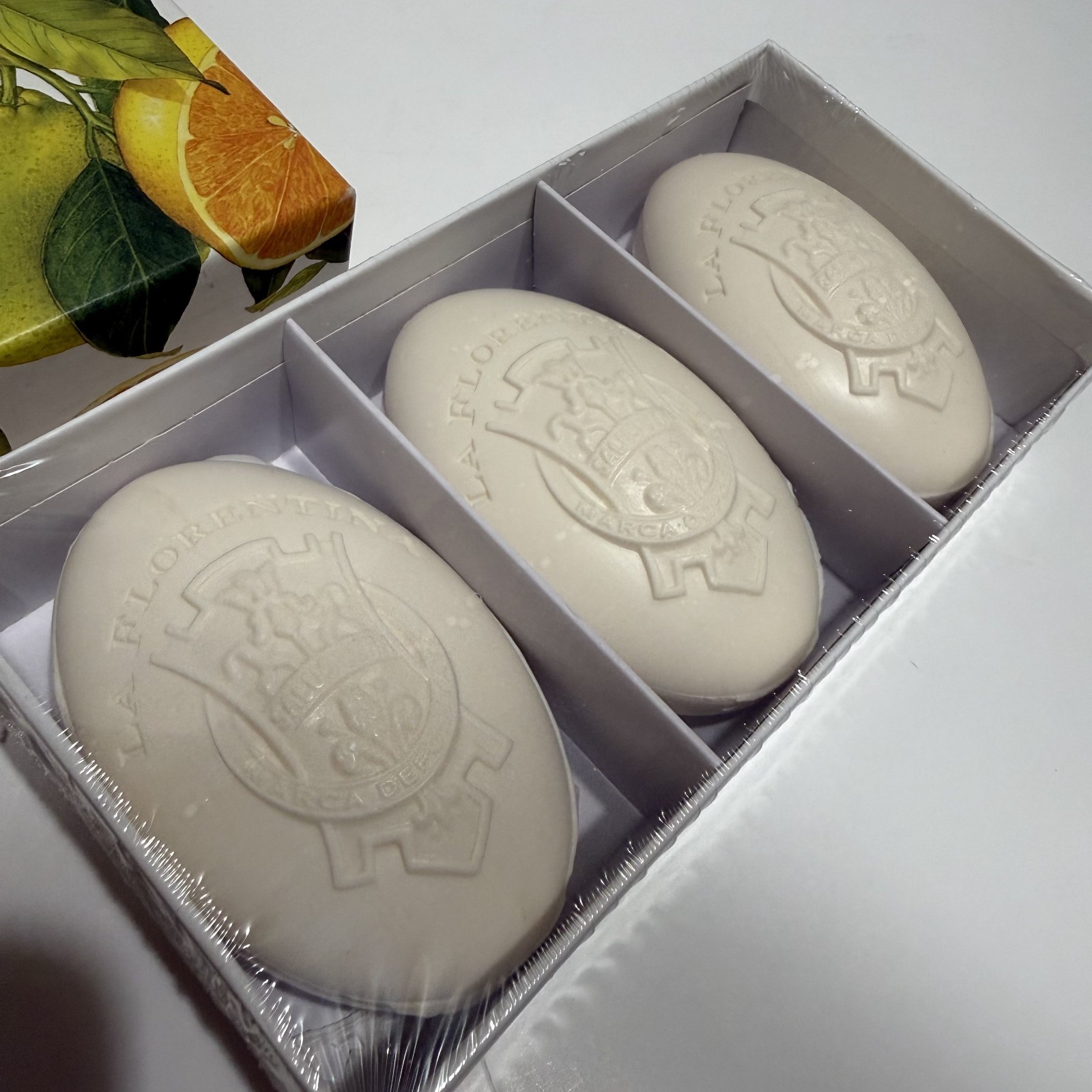 La Florentina Agrumi di Boboli Soap CITRUS HAND SOAP ITALY 3 x 5.3 oz bars NEW