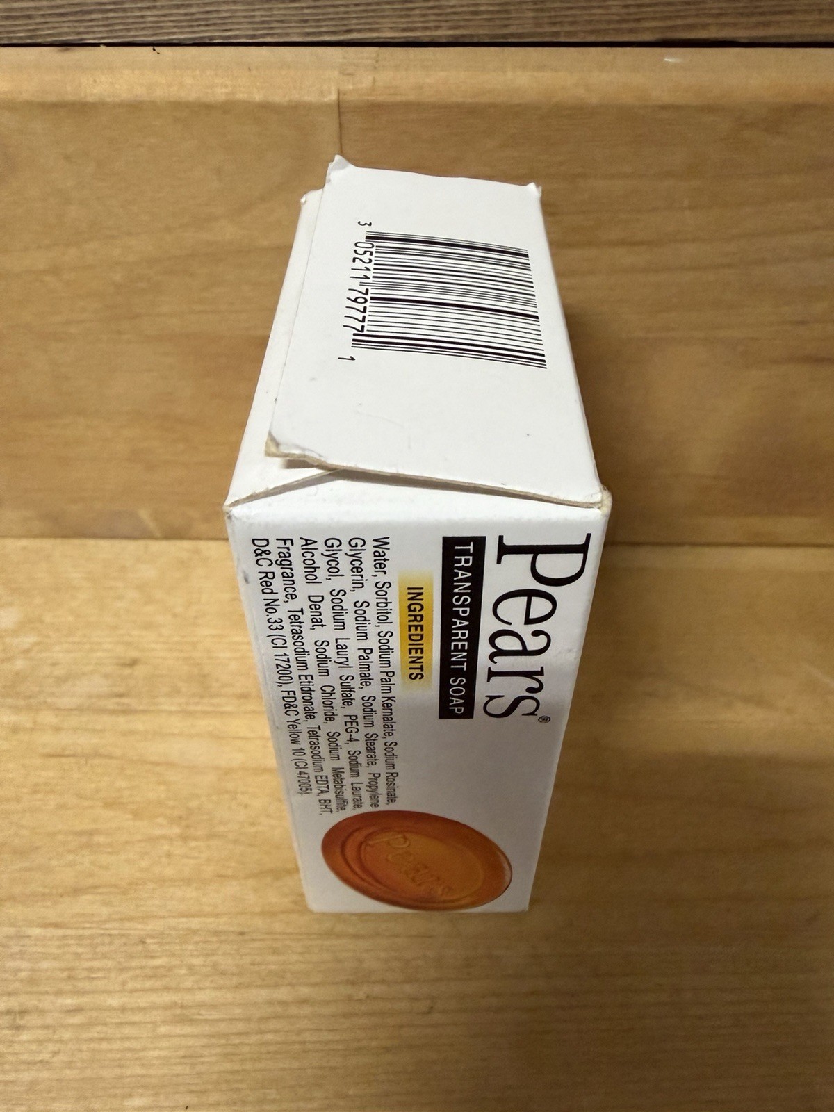 Pears Soap Gentle Care Transparent 3.5 Oz. NOS (not opened)