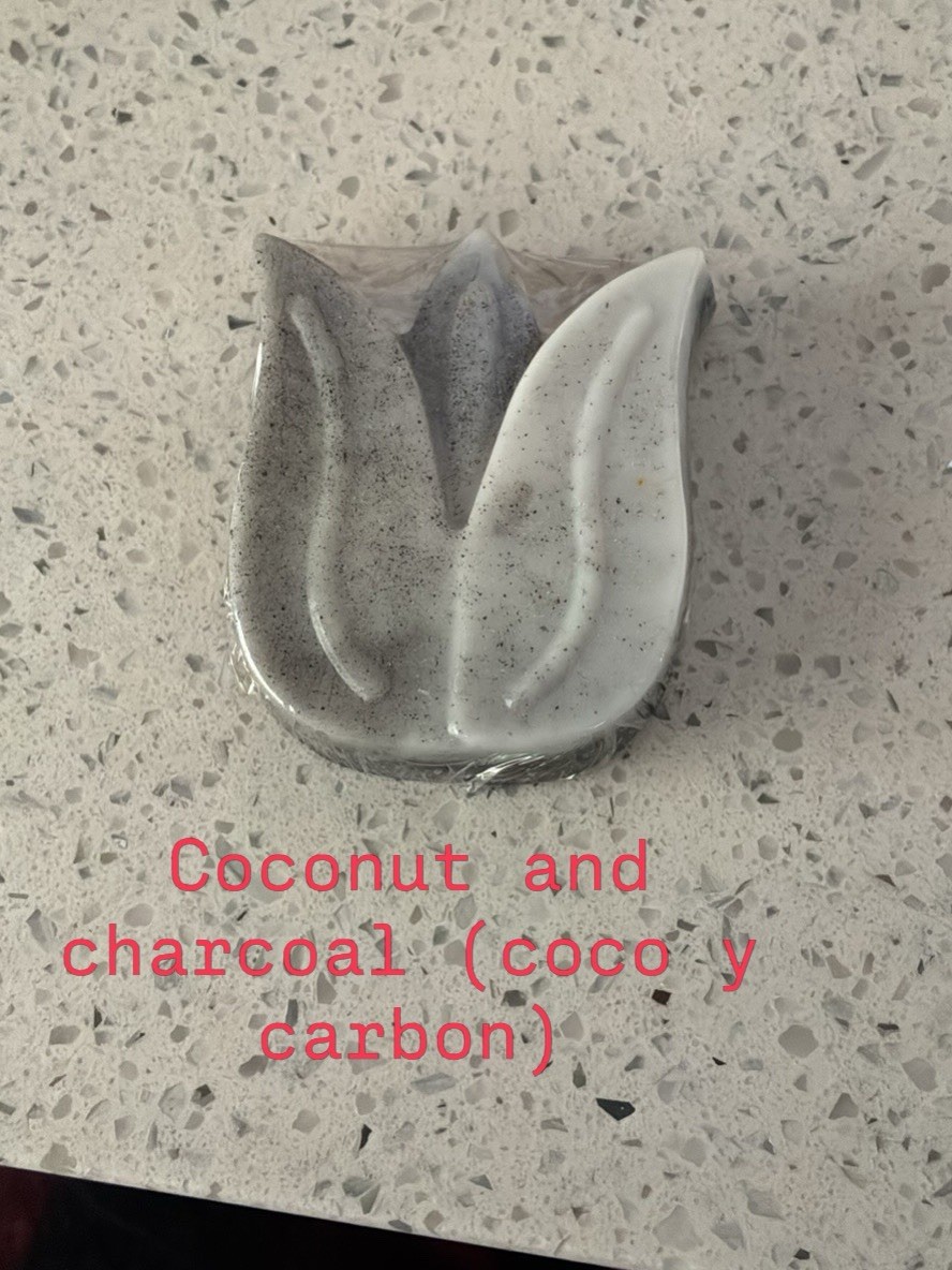 Loren Jabones Artesanales Coconut Charcoal & Oatmeal Bar Soap All Natural