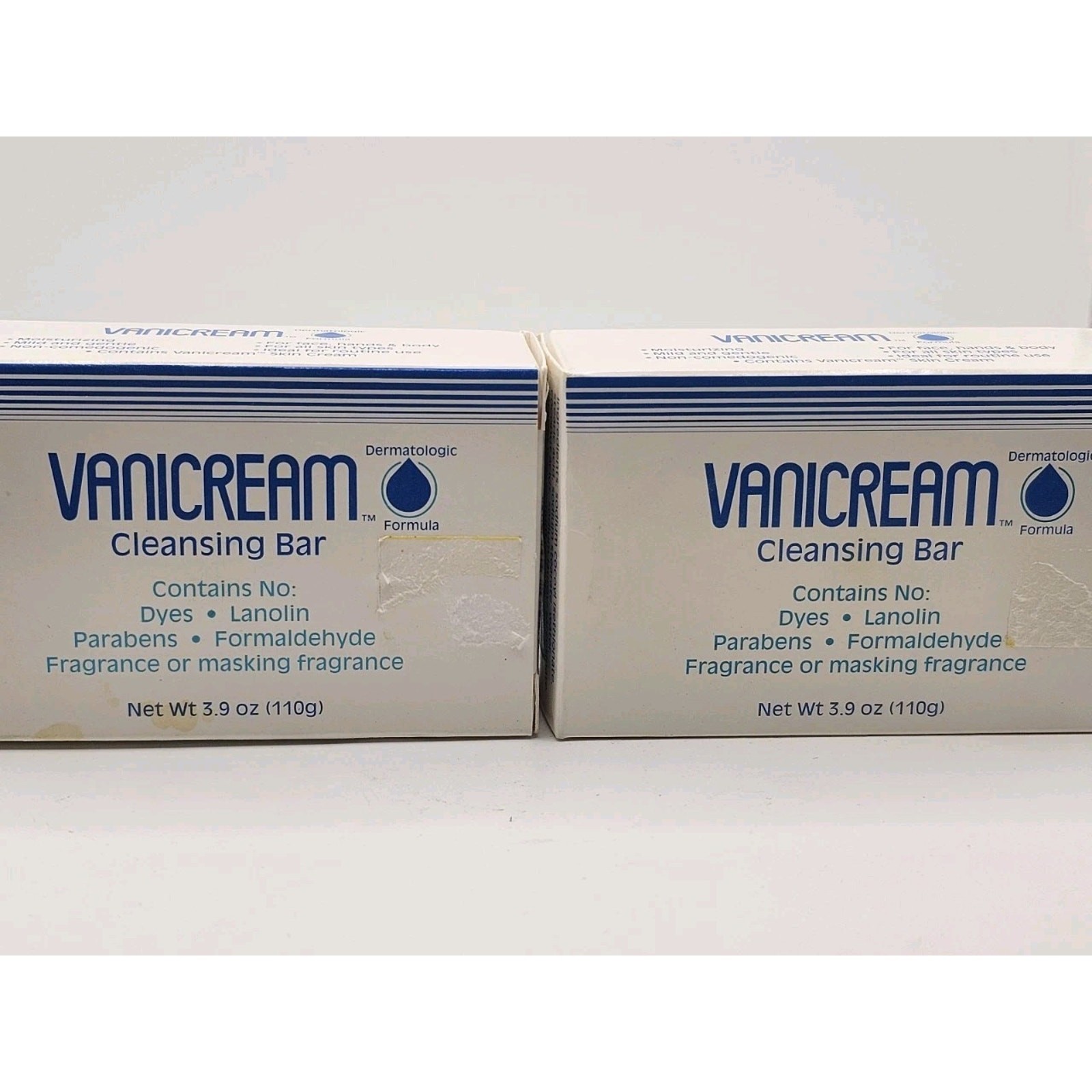 Vanicream Cleansing Bar for Sensitive Skin 3.90 oz NEW ( 2 Bars)