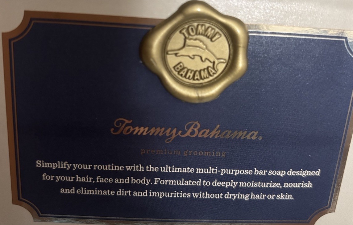 Tommy Bahama Sea Surf Men’s Luxury Jumbo Bar Soap 10 oz for Hair, Face Body