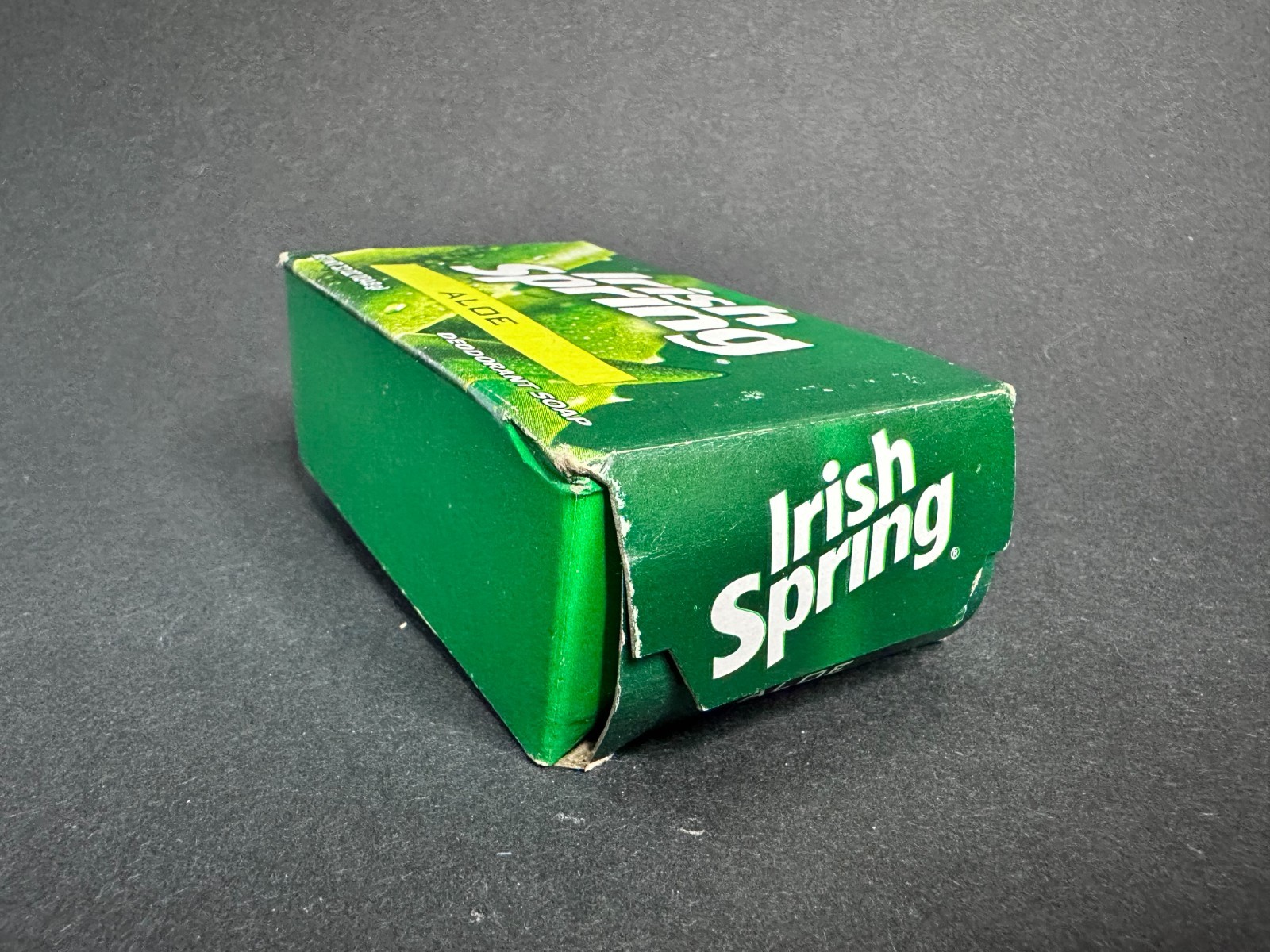 New Old Stock Irish Spring Deodorant Bar Soap Bath Size Aloe 3.75 oz Single Bar