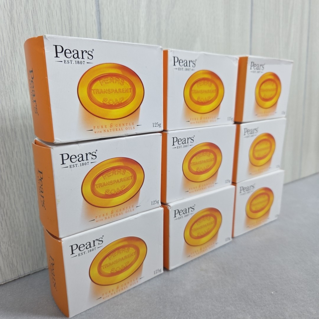Pears Pure & Gentle Soap with Natural Oils 9 Pack Pure & Gentle Bar Soap