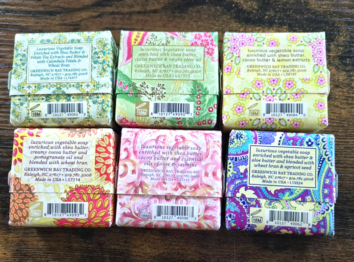 Greenwich Bay Shea Butter Luxury Spa Soap, 1.9 oz., 6 Bars Lot