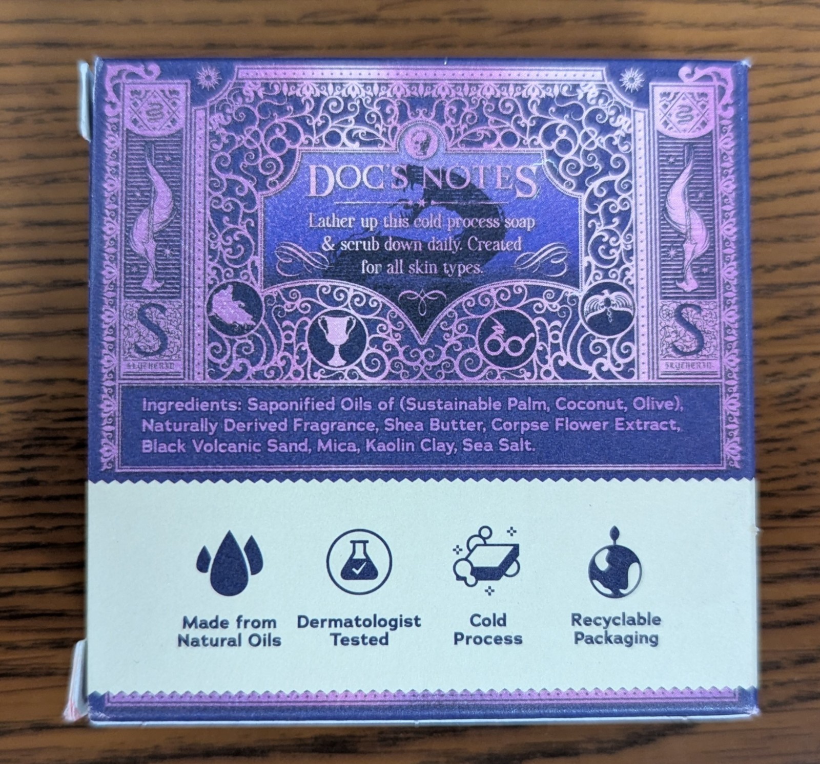 3 DR. SQUATCH LIMITED EDITION HARRY POTTER “YOU KNOW WHO” MEN’S NATURAL BAR SOAP