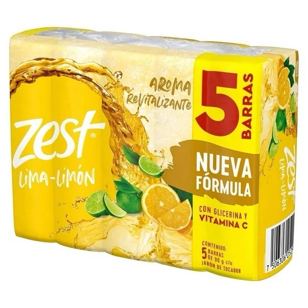 10 JABONES ZEST LIMA LIMÓN (90g) – 10 ZEST SOAPS 🇲🇽