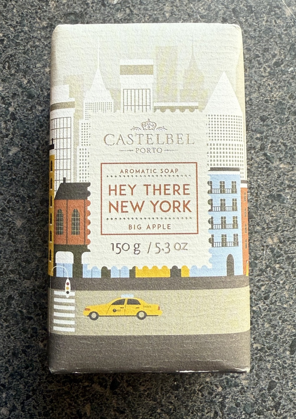 Castelbel HEY THERE NEW YORK Aromatic Bar Soap – BIG APPLE 5.3 oz