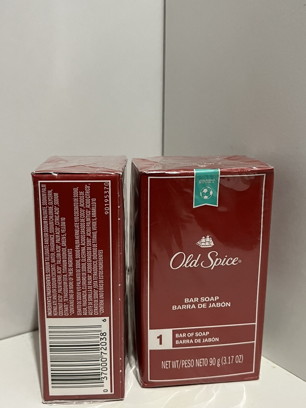 Old Spice Sport Bar Soap 3.17 OZ Each Value Of 2