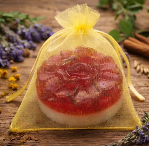 Handmade Herbal Soap Goat Milk Shea Butter Essential Oil Artisan Bath Bar