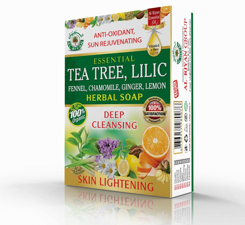ORGANIC & 100% NATURAL HERBAL SOAP (Assorted Pack of 6)