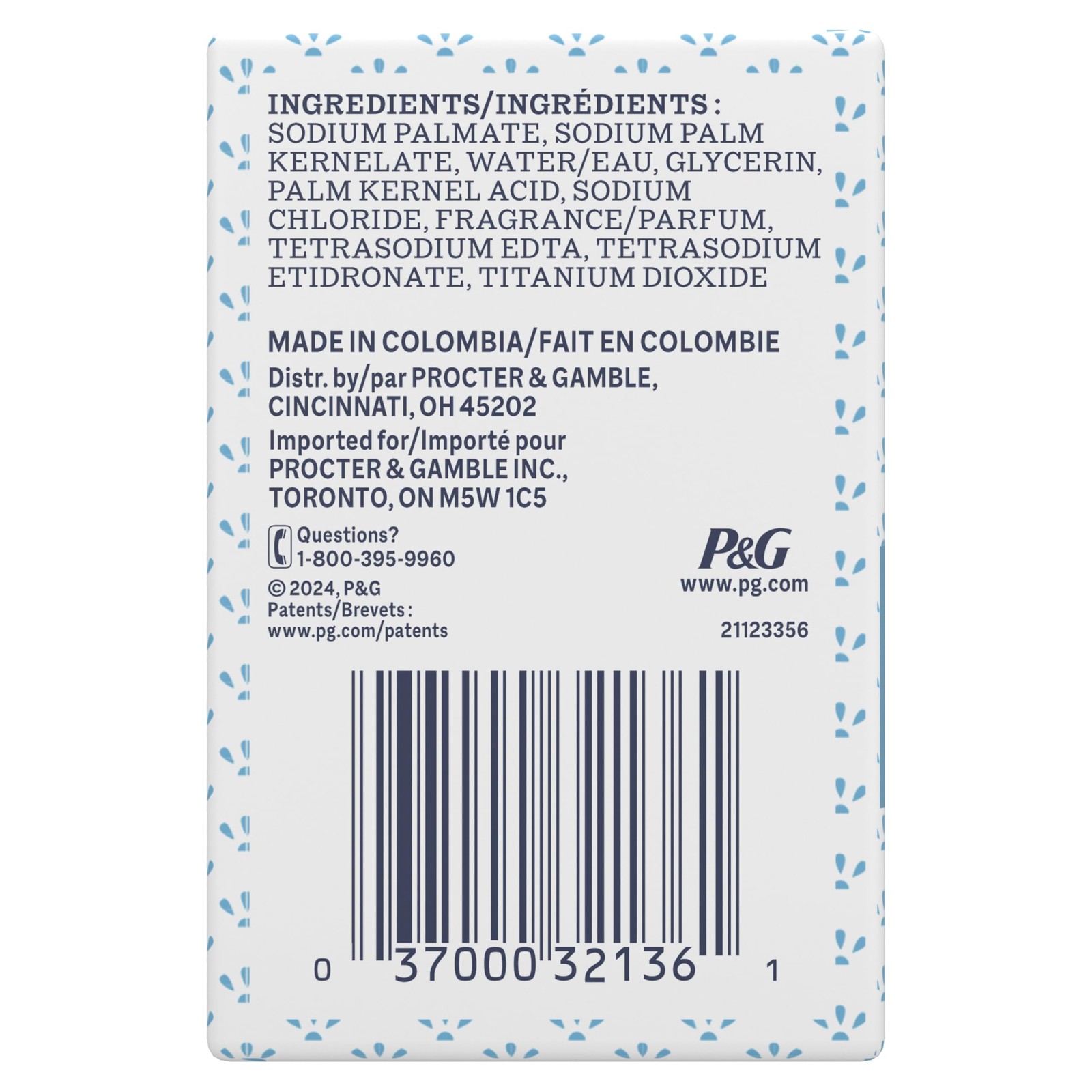 PGC12364PK – Ivory Bar Soap 3.17 Ounce (Pack of 3), White