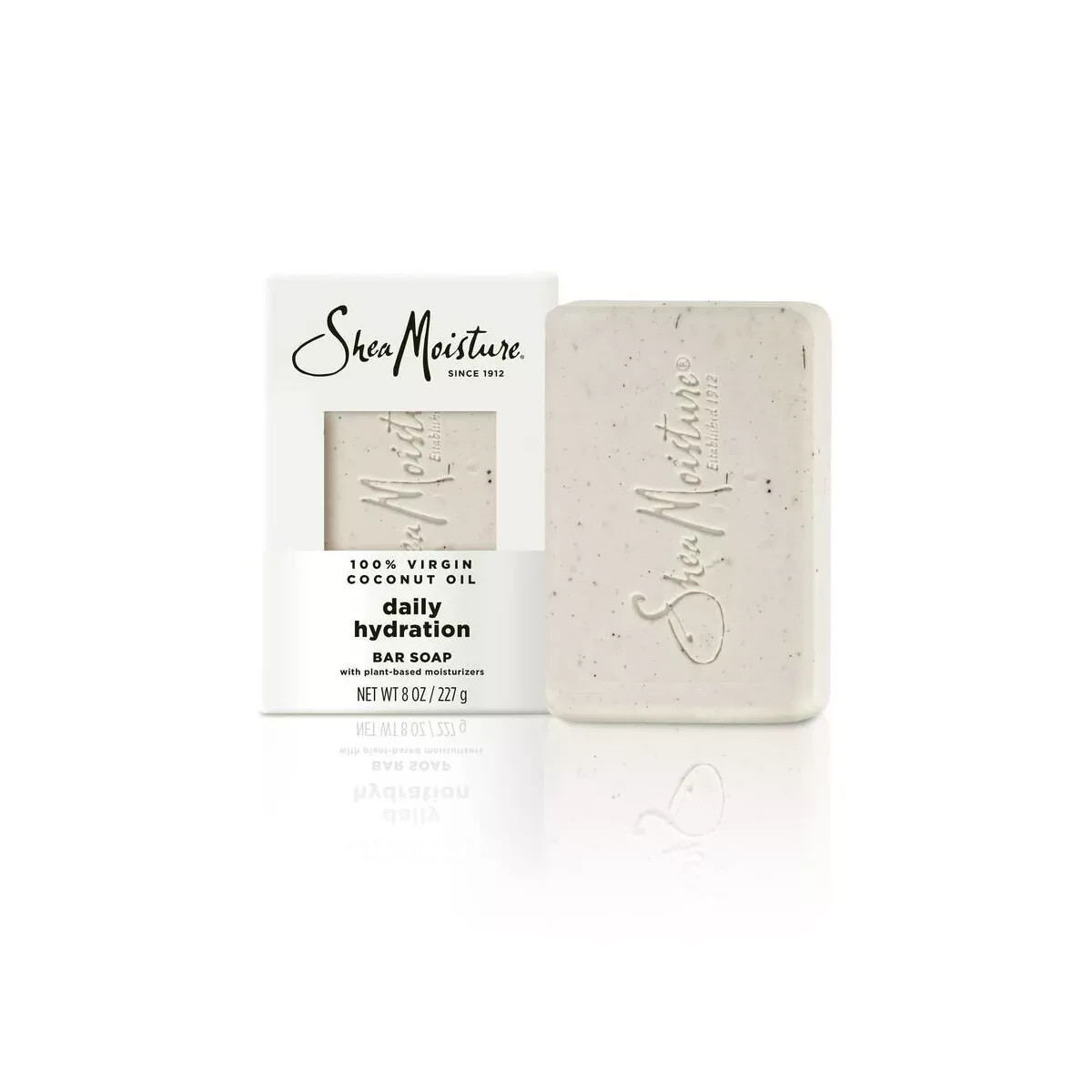 Shea Moisture 100% Virgin Coconut Oil Daily Hydration Bar Soap 8 oz