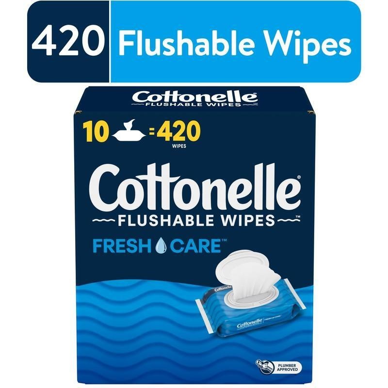 Flushable Wet Wipes 100% Flushable Septic Safe Sensitive Skin 420 Total Wipes US