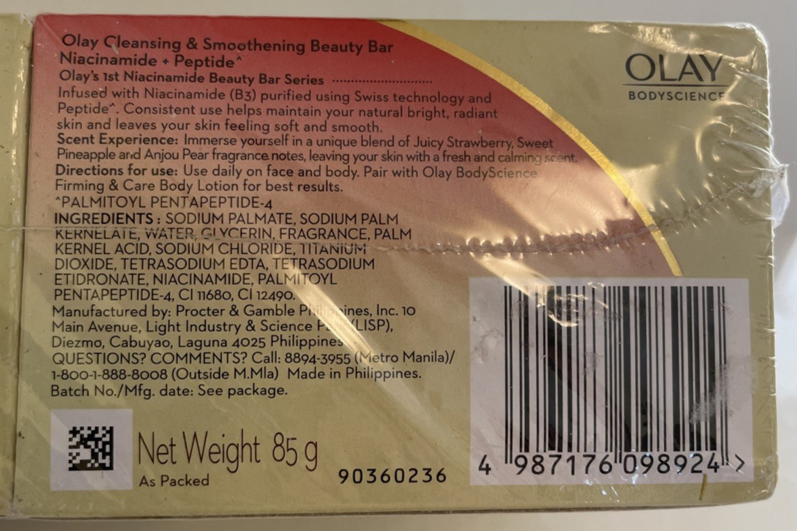 8 Olay Bioscience B3 Peptide Beauty Bar 3 oz. (85g) each (1-sealed 8pk)