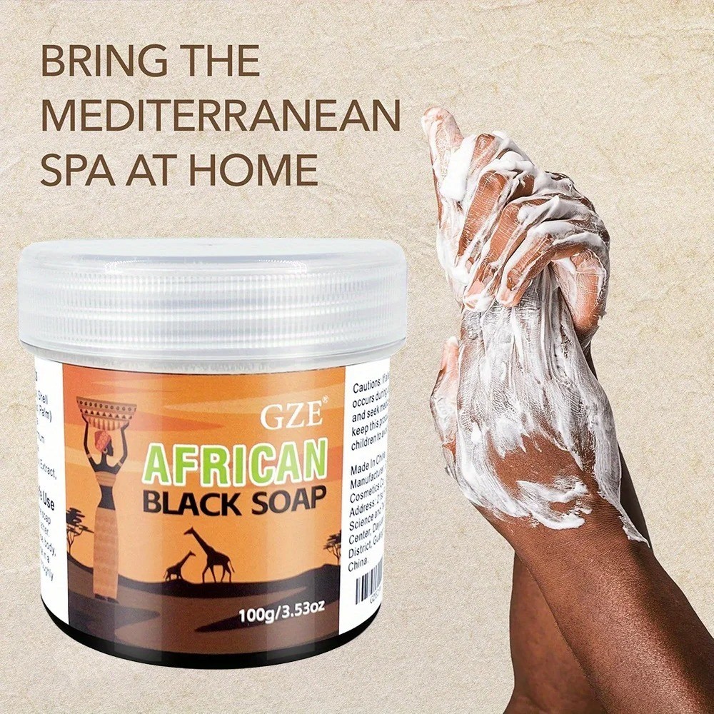 African Black Soap PREMIUM QUALITY Organic Unrefined 100% Pure Natural Ingredien