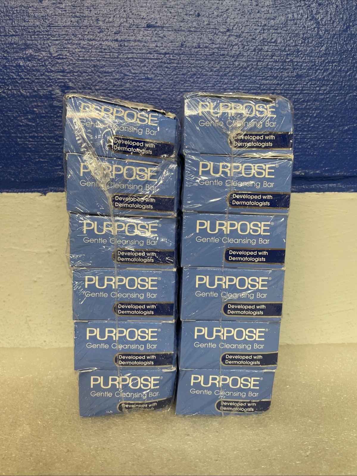 Purpose Gentle Cleansing Face Bar Oil-Free Hypoallergenic 6Oz Lot Of 12 Bars New