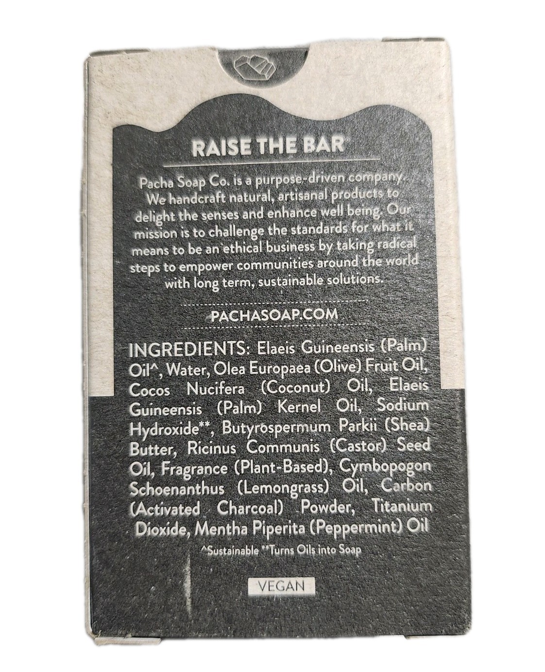 🖤 ⭐ Pacha Soap Co. Clarifying Charcoal Bar Soap Bundle (2 Bars) – Vegan