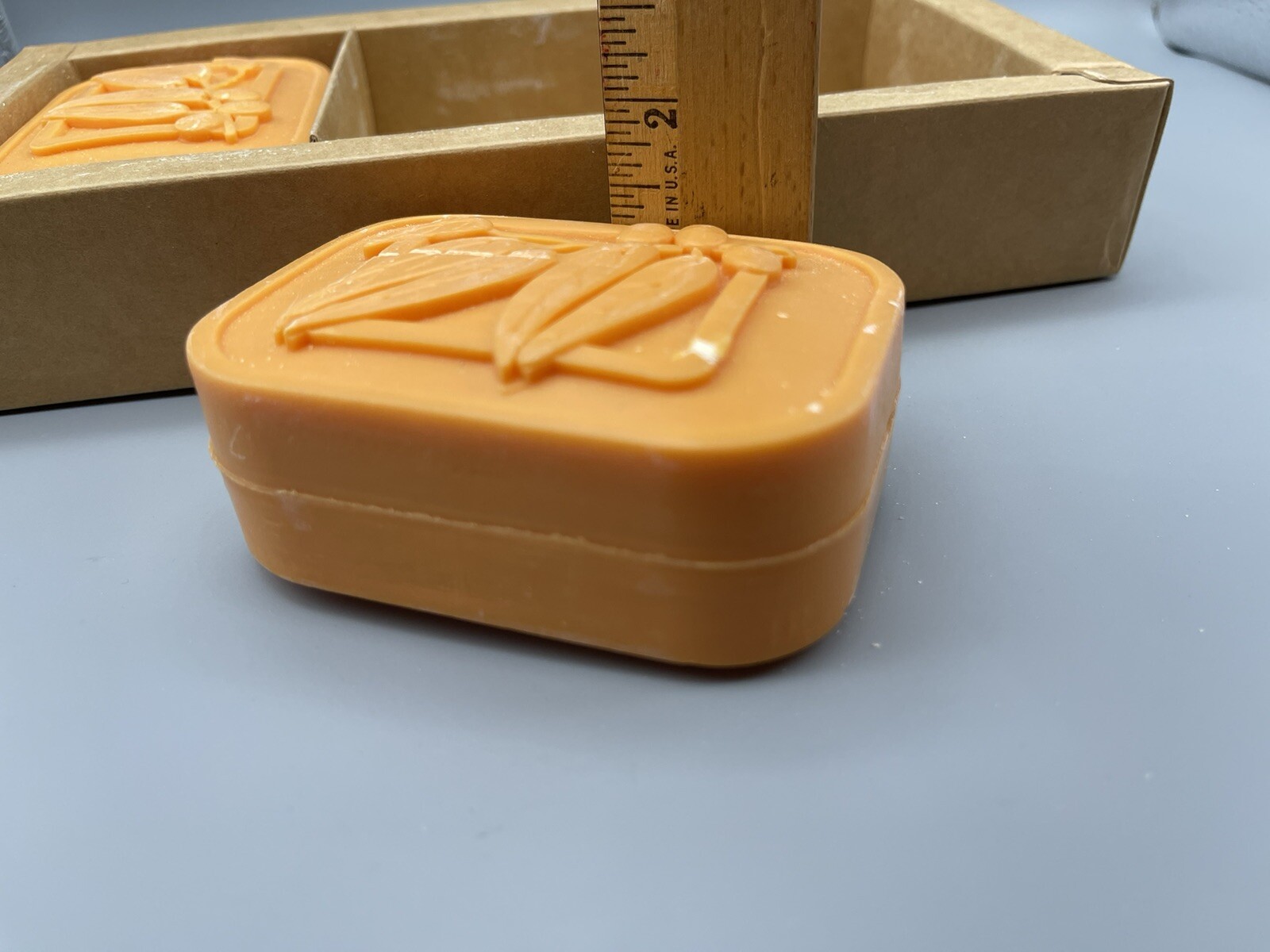 Scottish Fine Soaps 2 Mandarin Olive Oil Shea Butter Guest Soap Bars Scotland