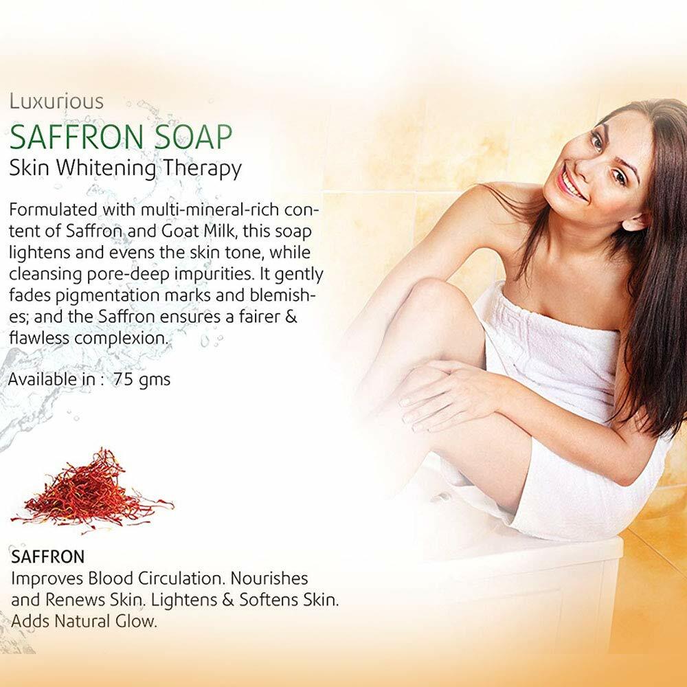 Fantaize – Handcrafted Saffron Bathing Soap – Pack of 1 (100 Grams)