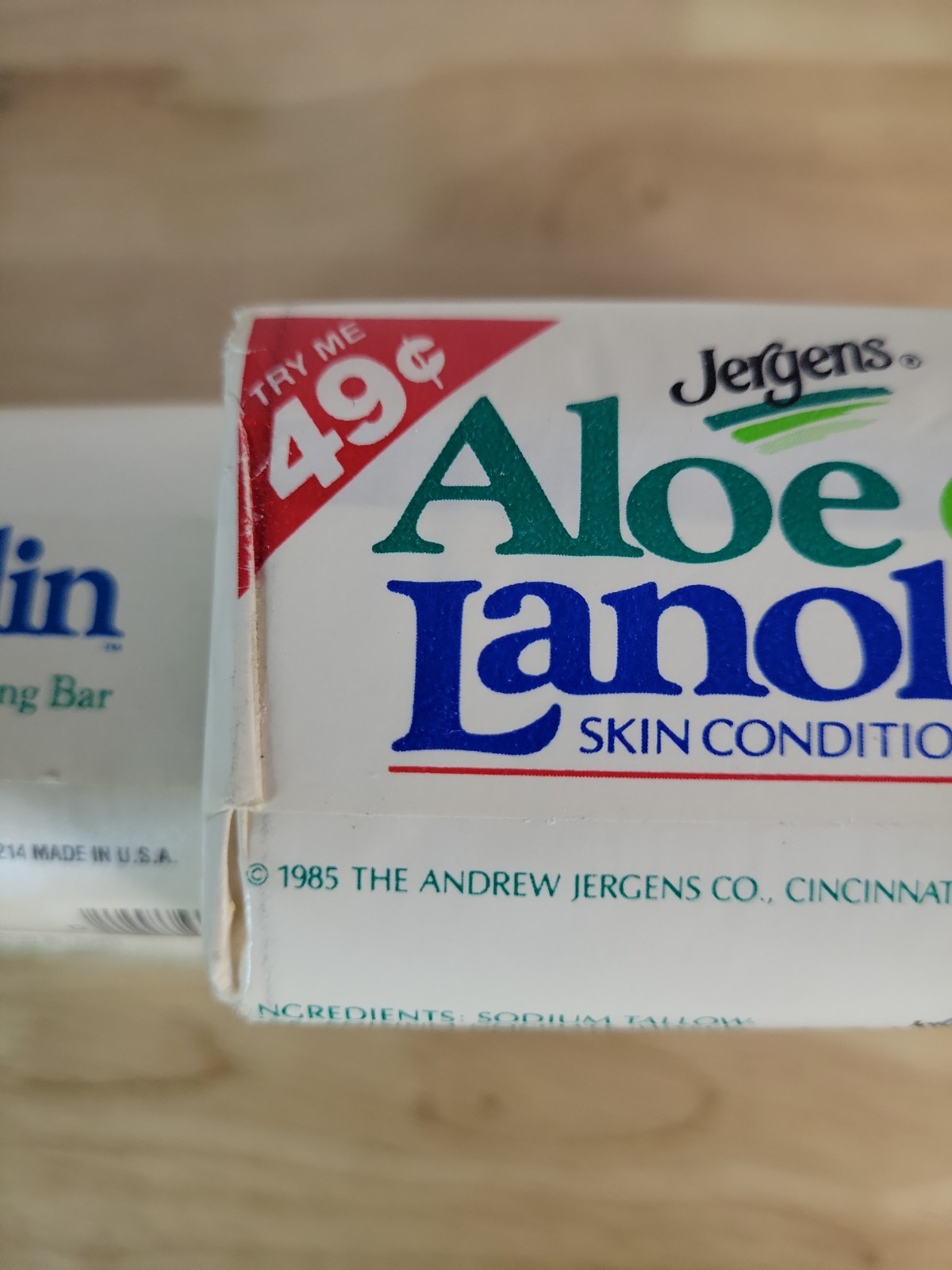 Lot Of 14 Vintage Jergens Aloe & Lanolin Skin Conditioning Bar Soap 3.5oz Size