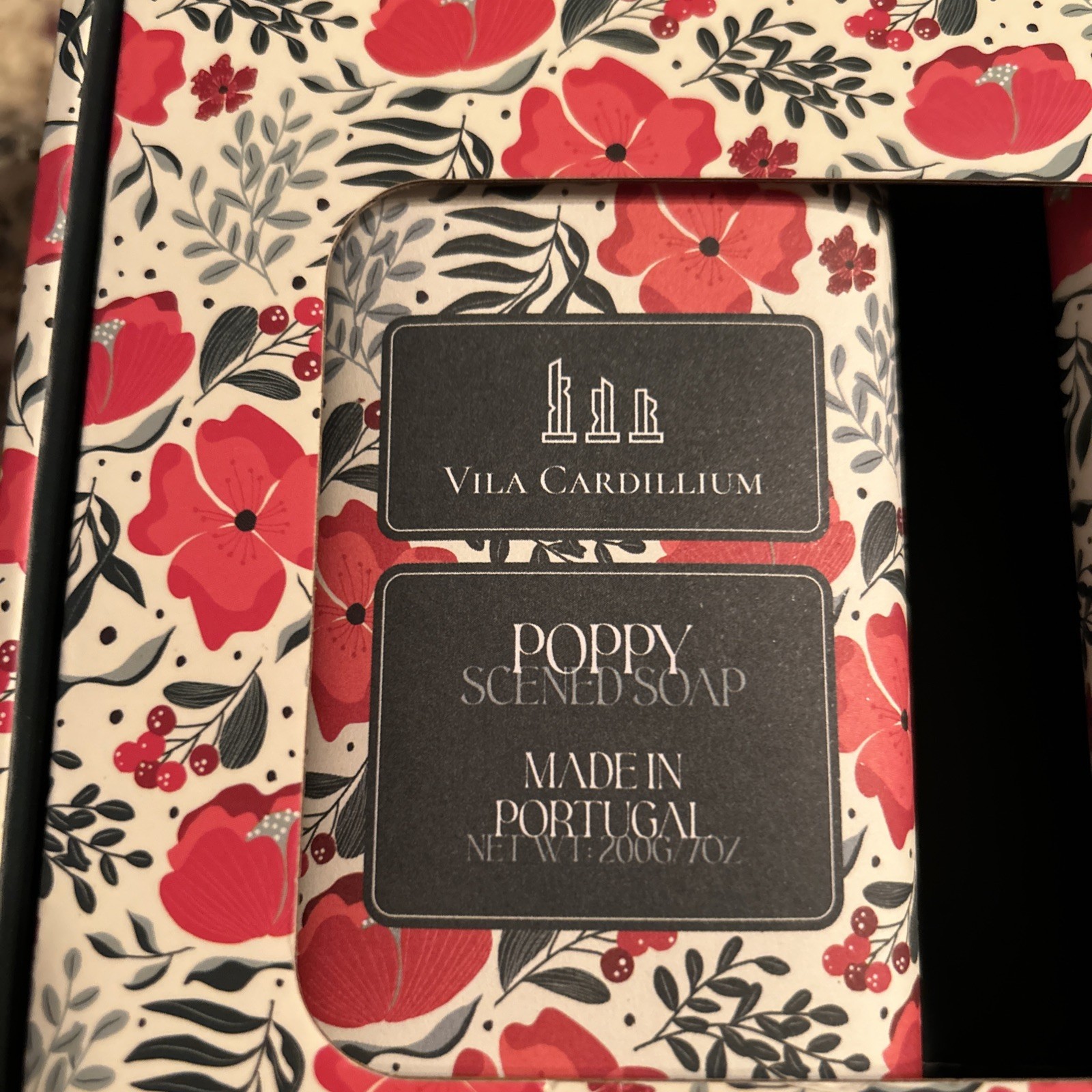 Vila Cardillium POPPY Scented Soap & Hand Cream 300g/10.5oz LIMITED EDITION