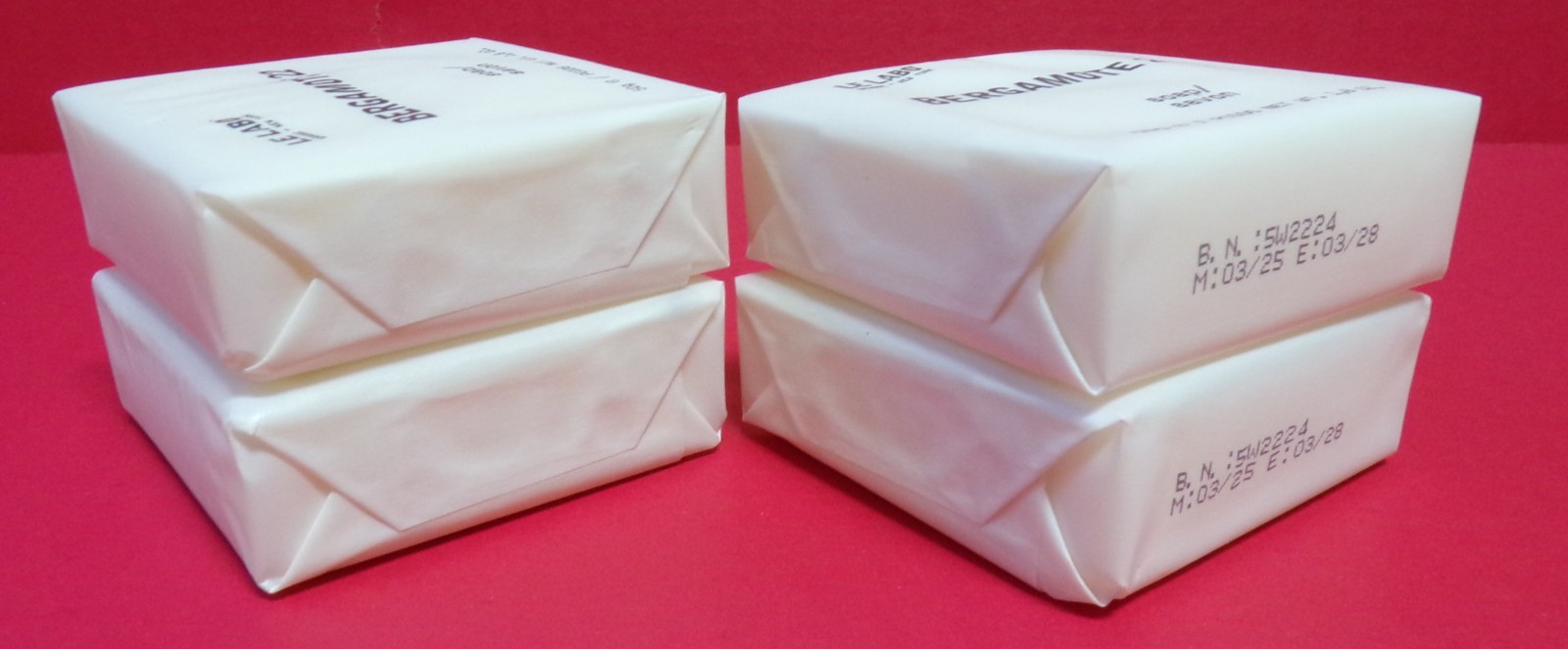 4 NEW LE LABO BERGAMOTE UNUSED 1.8 OUNCE WRAPPED BAR SOAPS PERFECT TRAVEL SIZE