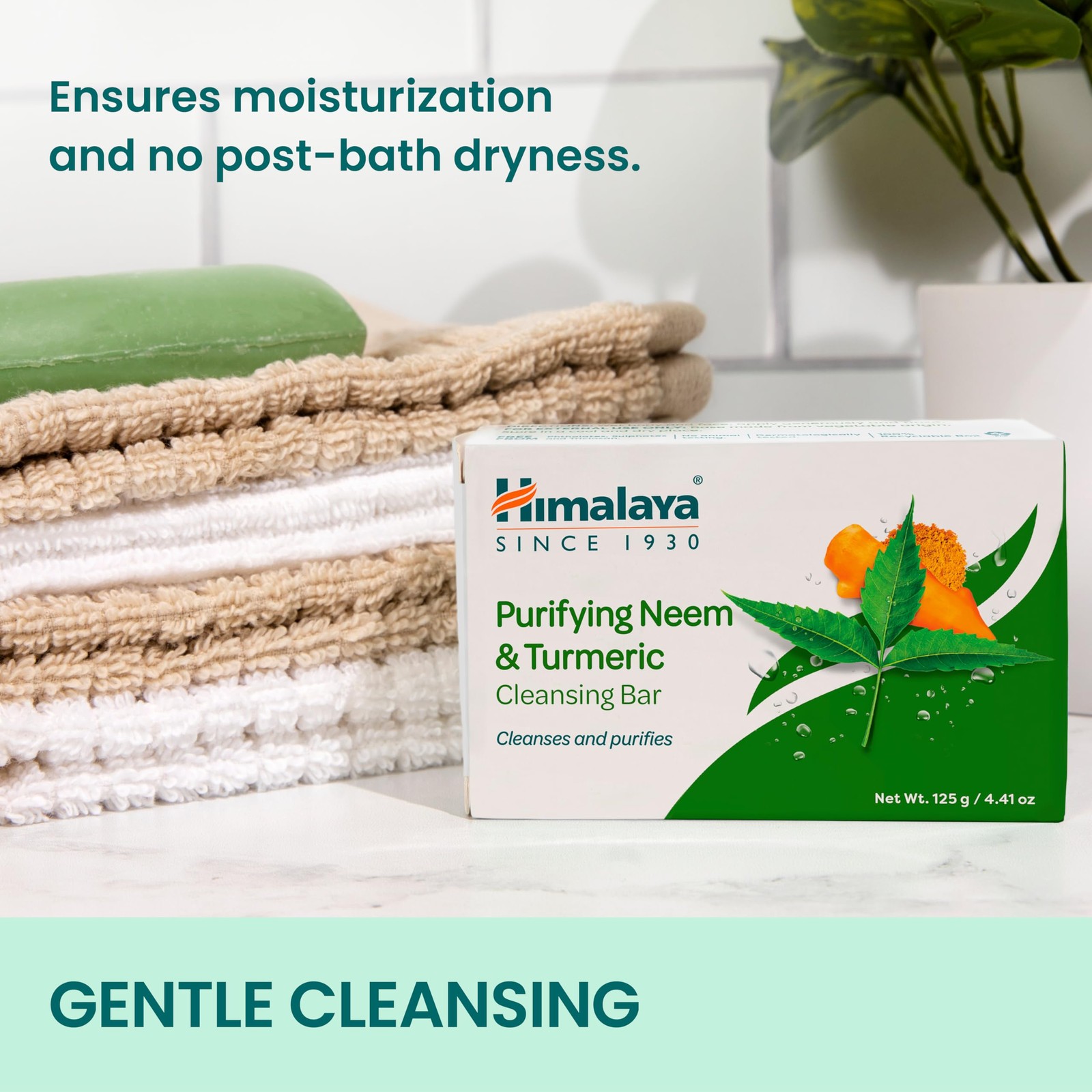 Himalaya Purifying Neem & Turmeric Cleansing 4.41 Ounce (Pack of 6), White