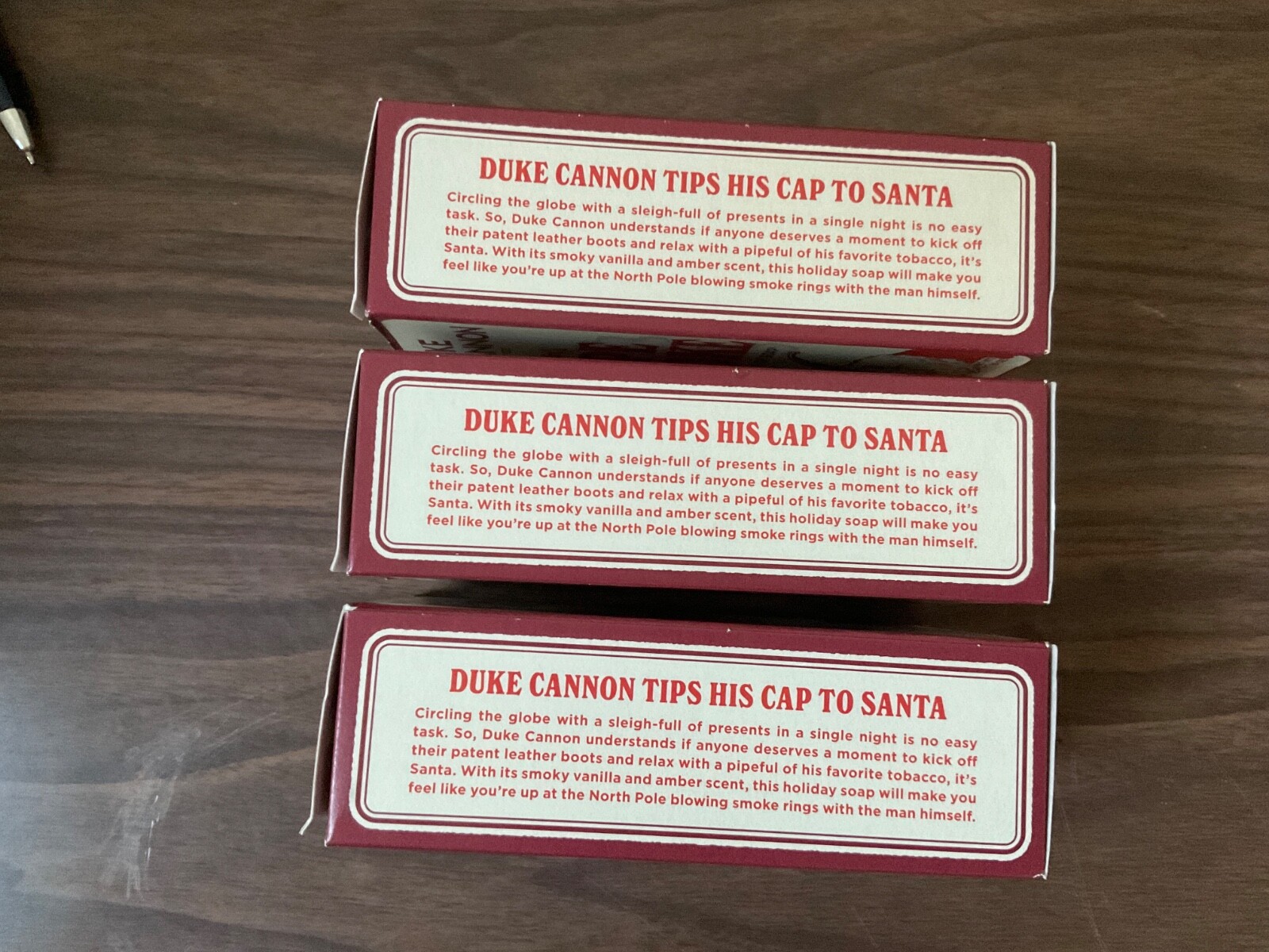 Duke Cannon Santa’s Pipe Smoke Big Ass Brick of Soap 10oz each