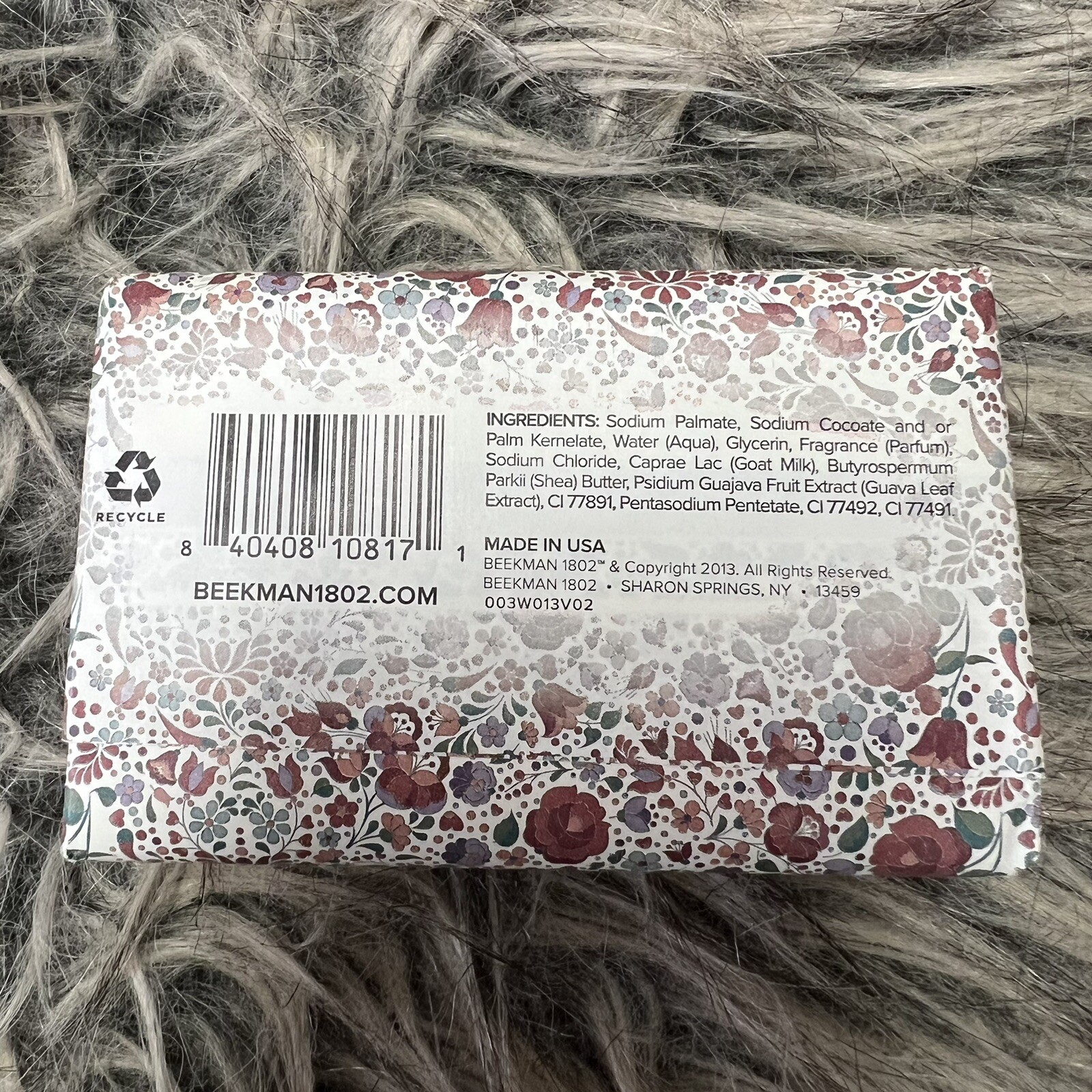 Beekman 1802 Honeyed Grapefruit Goat Milk Soap Bar 9 oz Brand New Sealed