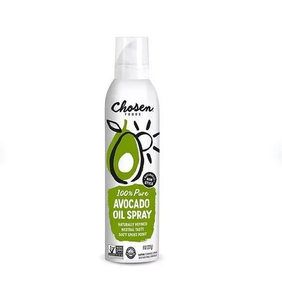 8 Pk Chosen Foods 100% Pure Avocado Oil Spray, Cooking, Dressing, 13.5 oz, Each