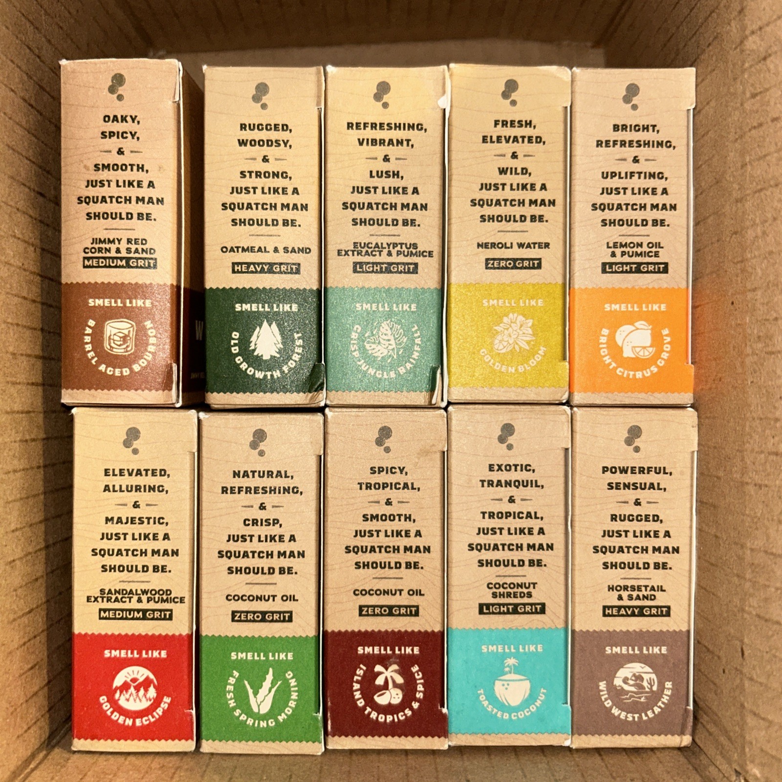 Lot Of 10 Dr. Squatch Mixed Soap Bars **Free Shipping**See Description**