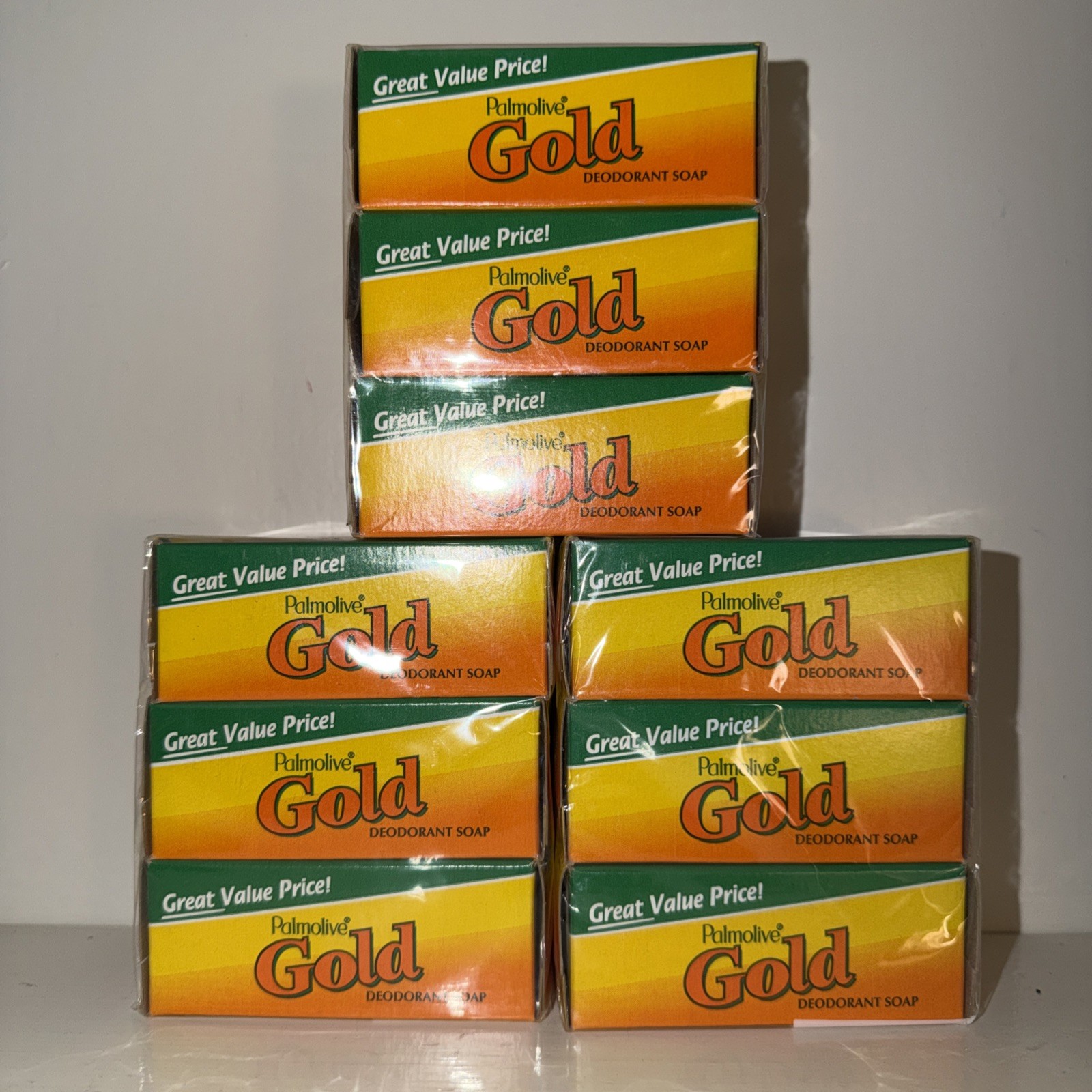 Palmolive GOLD Deodorant Soap, 3.2oz – 9 Bars Total