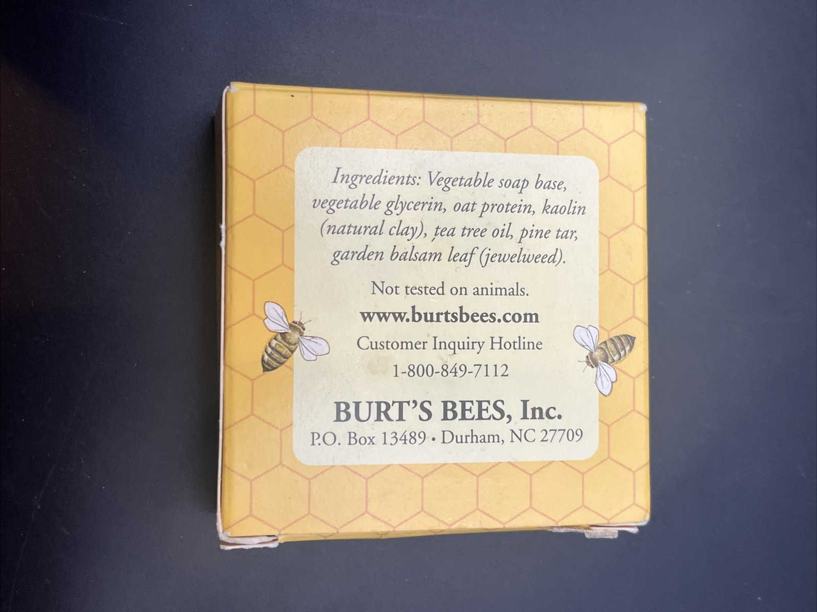 Vintage Burt’s Bees Poison Ivy Soap 2 oz New in Box
