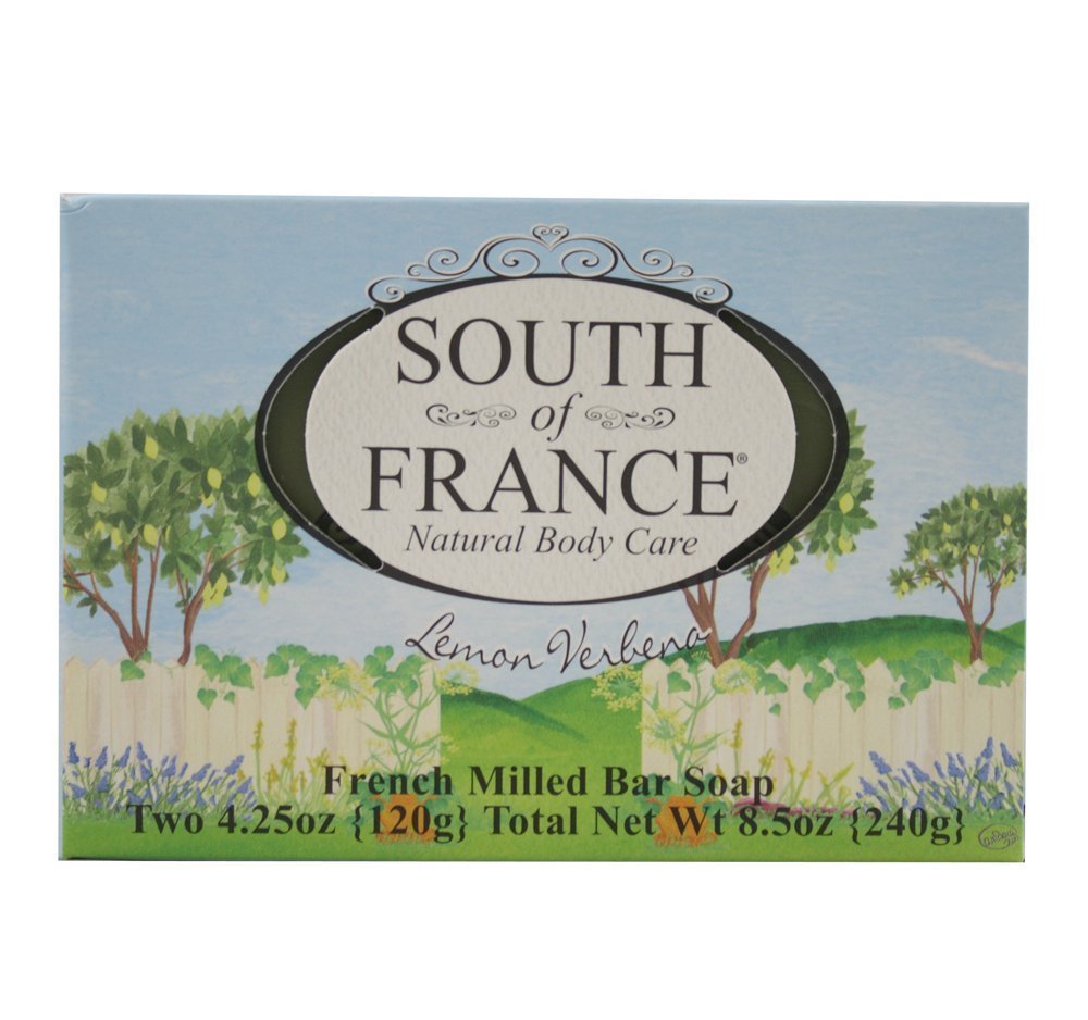 South Of France – Twin Pack, French Milled Vegetable Soap – Verbena, 4.25-Oz