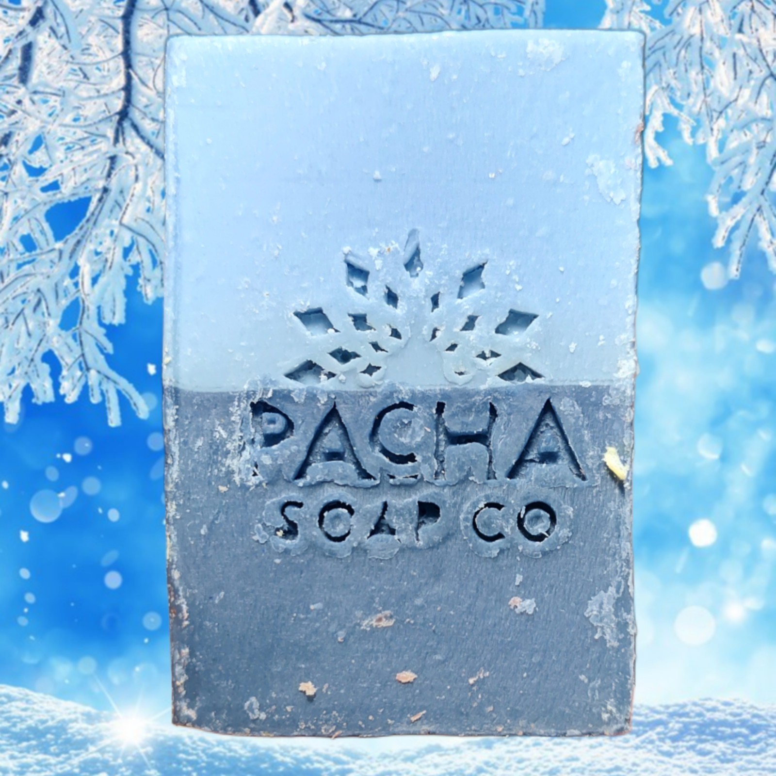 Pacha Soap Starry Night Lavender Vanilla Bar Holiday Edition Soap 4 oz