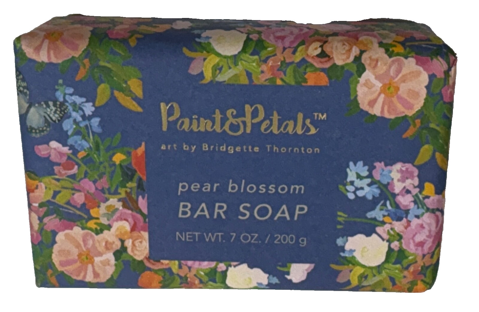 Paint & Petals Pear Blossom Bar Soap 7 oz Full Size Bar Sealed