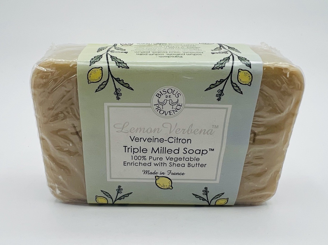 Trader Joe’s Bisous de Provence LEMON VERBENA Triple Milled Soap Shea Butter