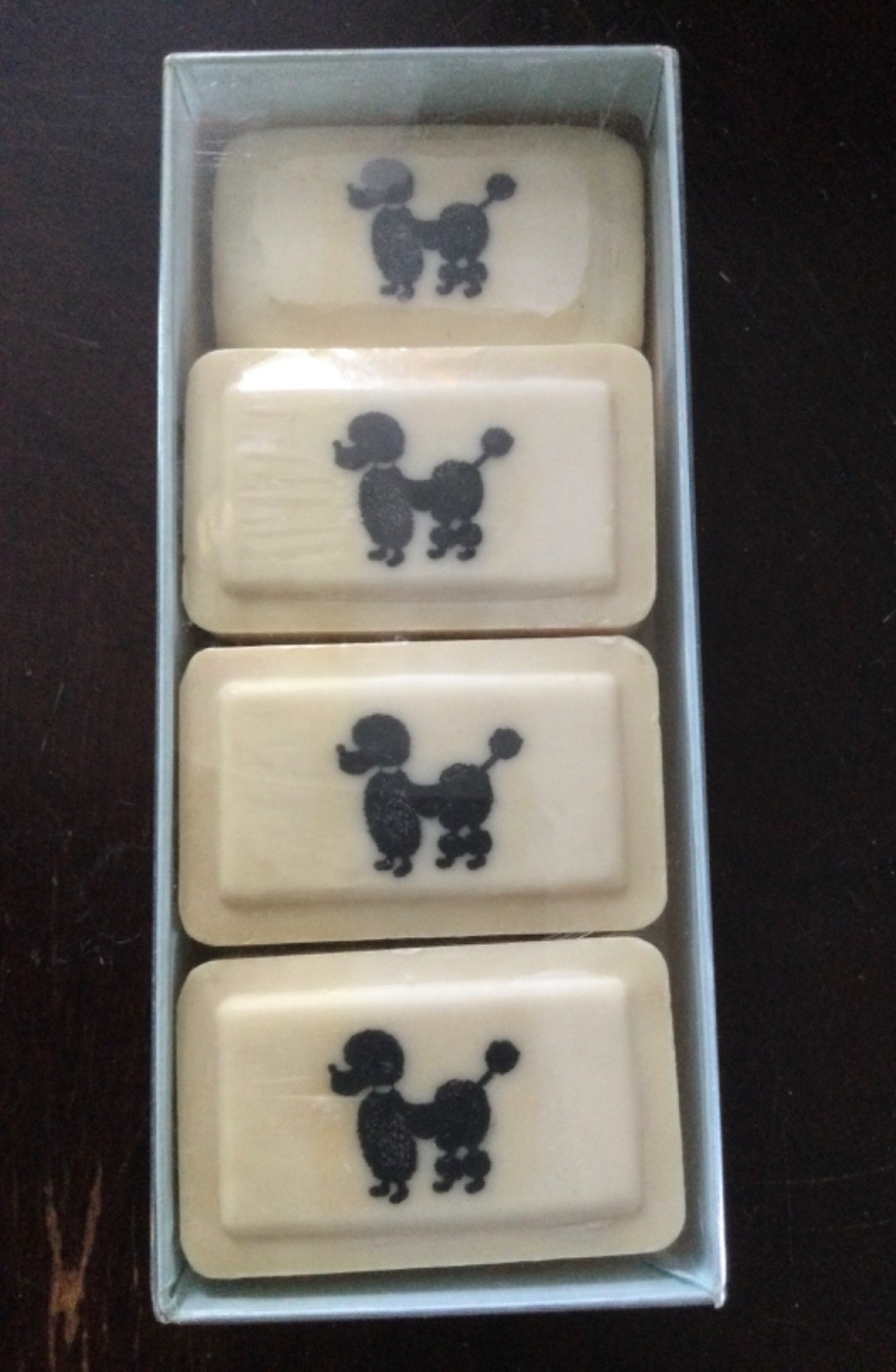 VINTAGE X 3 KATHERINE GRAY, INC., Original Box, Poodle dog design