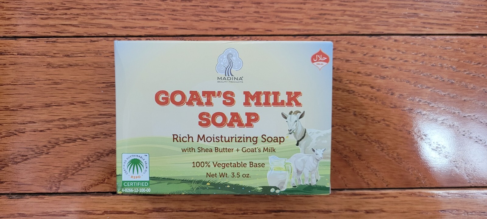 Goat’s Milk Soap with Shea Butter (100% Vegetable Base)