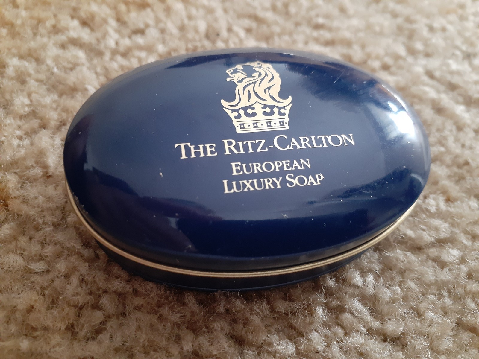 The Ritz-Carlton European Luxury Soap (unused) Tin w/soap Germany