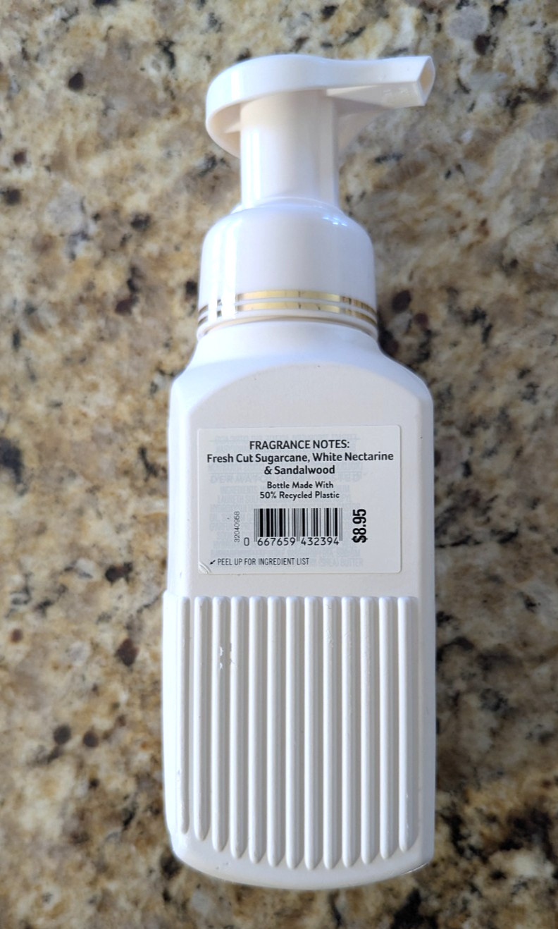 Bath & Body Works White Barn Foaming Hand Soap Fiji White Sands 8.75 oz
