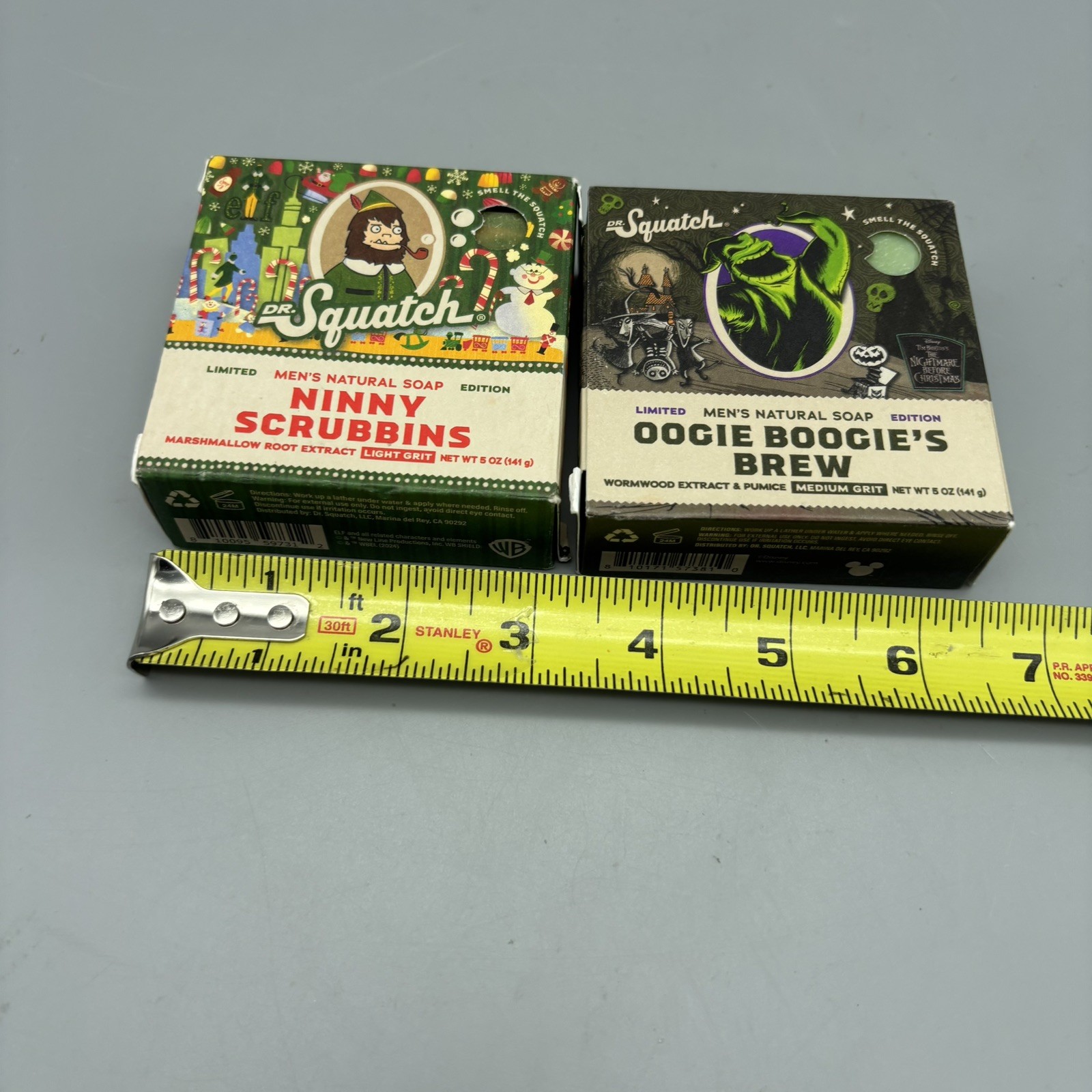Dr. Squatch Disney/Nightmare Oogie Boogie’s Brew And Ninny Scrubbins Men’s Soap