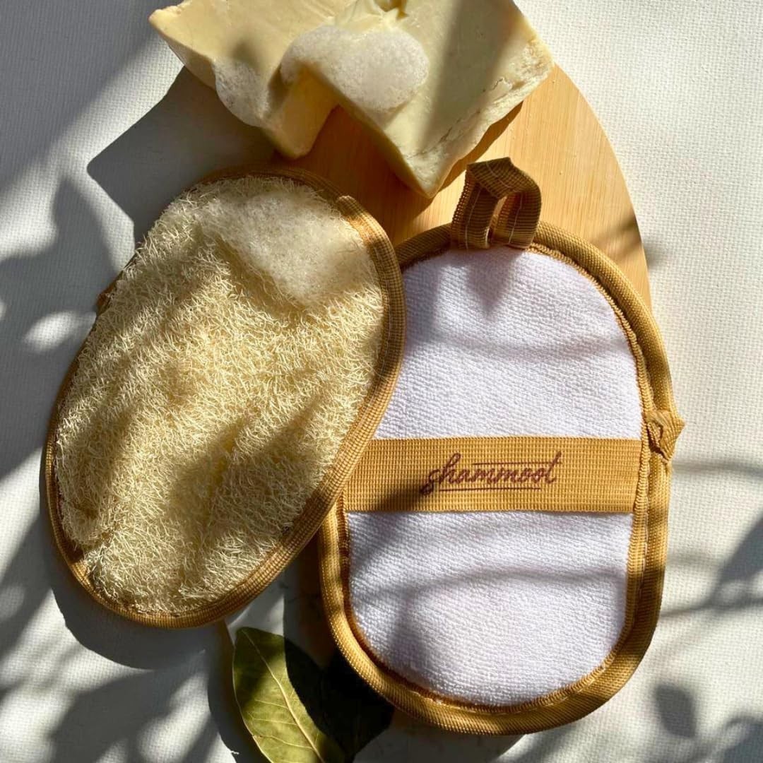 Natural Loofah Exfoliating Body Scrubber – Jordanian Natural Loofah Sponge